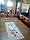 Салфетка льняная вышитая Дорожка льняная декоративная с вышивкой "Маковый букет" 40*90 см, фото 2