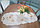 Салфетка льняная вышитая Дорожка льняная декоративная с вышивкой "Маковый букет" 40*90 см, фото 6