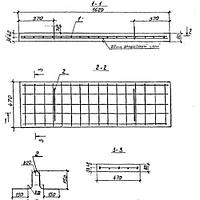 Плиты перекрытия лотков ПТ 1