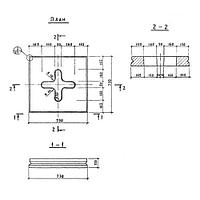 Плиты дорожно-тротуарные ДТр 4 (ТП 320-55)