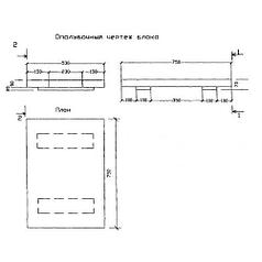 Крышки междупутных лотков КЛ (Альбом ГИПРОТРАНСПУТЬ)