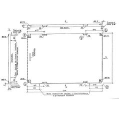 Панели перекрытий П 3654-2 (Альбом РМ 2283)