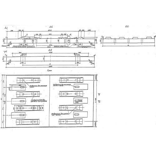 Плиты безбалластного мостового полотна П 1-190 м