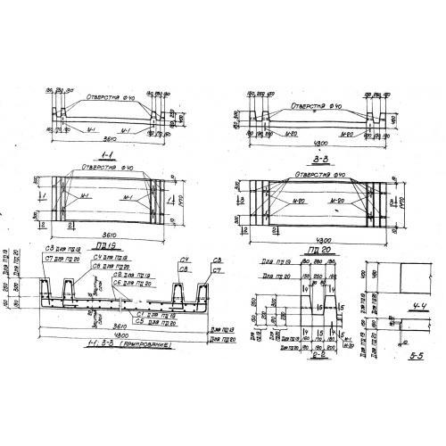 Плиты днища ПД 20 (ХТР 1-1)