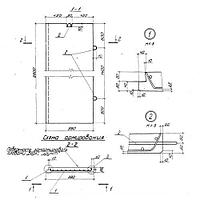 Плиты заборных стенок ПС 3 (3.503.1-55)