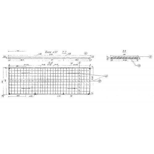 Плиты караульных сооружений Блок 27
