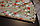 Салфетка льняная вышитая Мини-скатерть льняная декоративная с вышивкой "Алые маки" d 85 см, фото 3