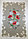 Салфетка льняная вышитая Мини-скатерть льняная декоративная с вышивкой "Алые маки" d 85 см, фото 6