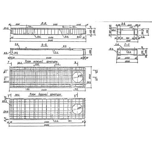 Плиты перекрытий ДПО 15
