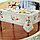 Салфетка льняная вышитая Мини-скатерть льняная декоративная с вышивкой "Алые маки" d 85 см, фото 10