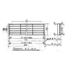Плиты перекрытий В 5