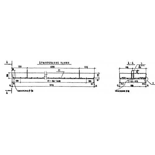 Плиты переходные прямые П 3-6 АII