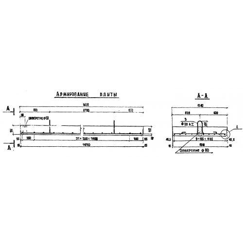 Плиты переходные прямые П 4-8 АII