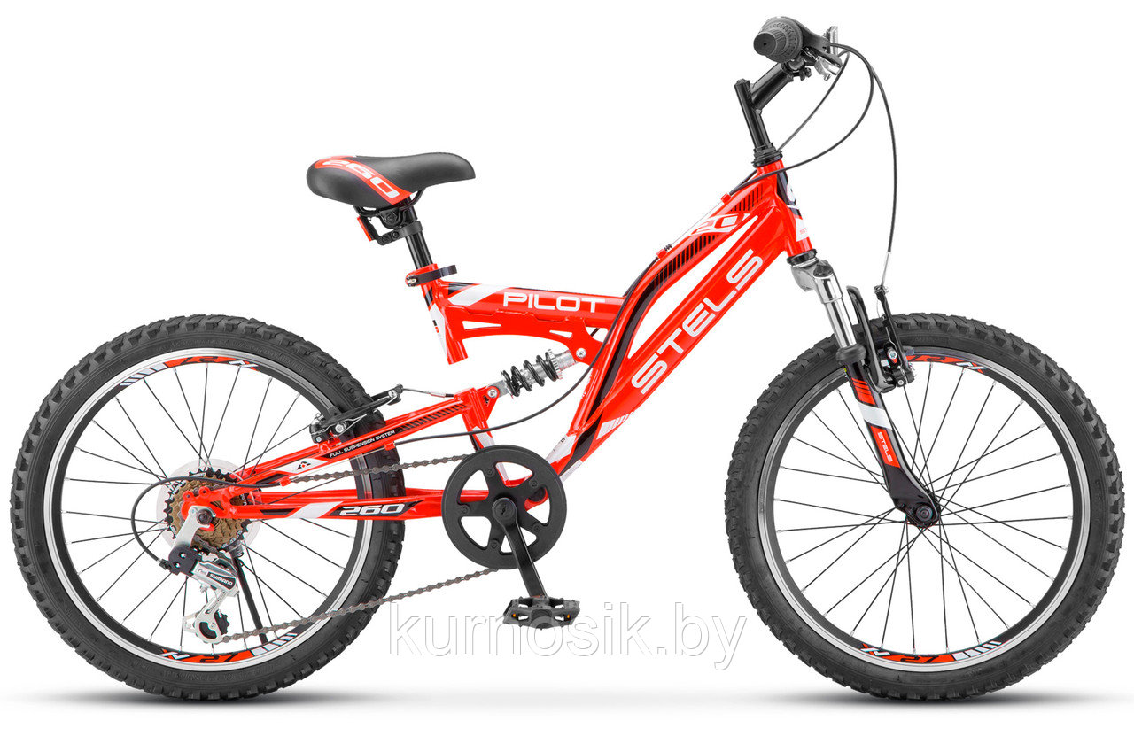 Велосипед STELS Pilot-260 20" V020 (от 5 до 9 лет) Красный