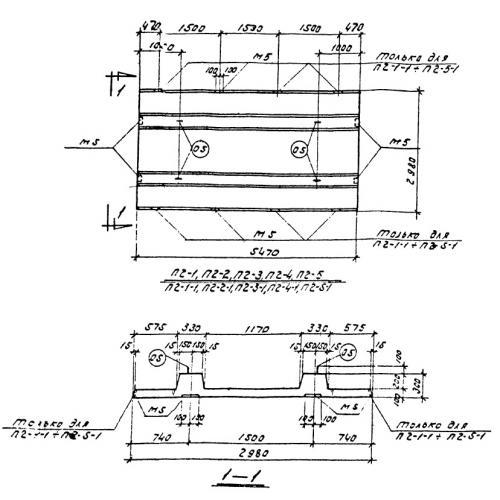 Плиты П 2-5-1 (У 01-01)