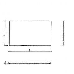 Плиты прямоугольные 2П 60-30