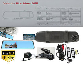 Видеорегистратор зеркало заднего вида Vehicle blackbox (Car DVR Mirror), фото 2