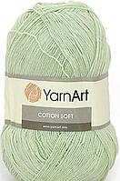 Пряжа YarnArt Cotton Soft цвет 11 фисташковый
