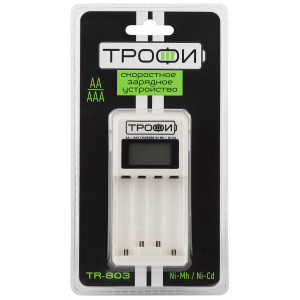 Зарядное устройство ТРОФИ TR—803 LCD скоростное