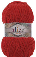 Пряжа Alize Softy Plus цвет 56 красный