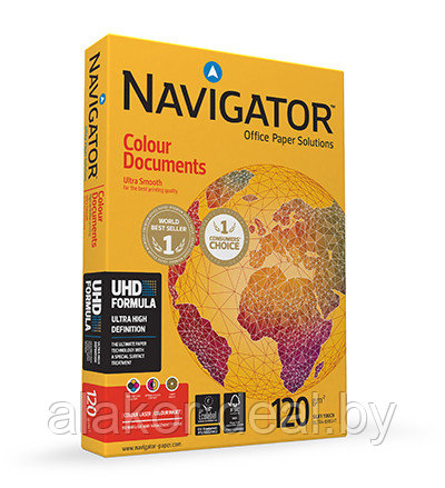 Бумага Navigator Colour Doc А4, 120 г/м2, 250 листов - фото 1 - id-p90451844