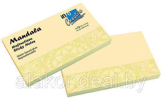 Бумага для заметок GLOBAL MANDALA 127х75 мм 100 листов (антистресс) - фото 1 - id-p98156318