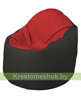 Кресло мешок Bravо (красный-черный)