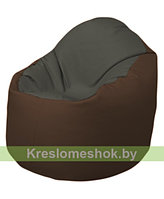 Кресло мешок Bravо (темно-серый, шоколад)