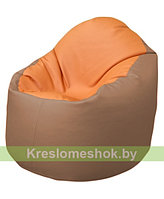 Кресло мешок Bravо (оранжевый-карамель)