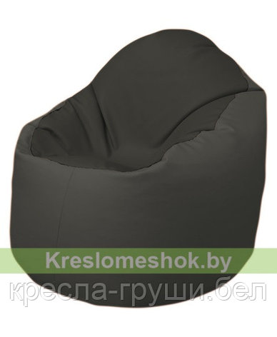 Кресло мешок Bravо (черный, темно-серый), фото 2