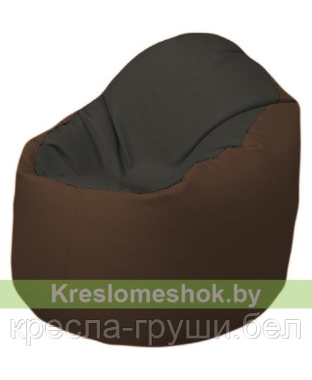 Кресло мешок Bravо (черный-шоколад)
