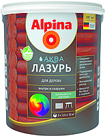 Аква Лазурь для дерева Alpina прозрачная 10 л./10 кг.