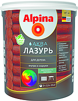 Аква Лазурь для дерева Alpina Махагон 2.5 л./2.5 кг.