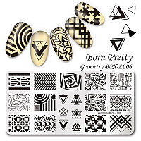 Пластина для стемпинга Born Pretty Geometry BPX-L006 (36243)