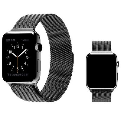 Ремешок металлический iWatch Milanese Loop Grey для Apple Watch 42mm Series 1\2\3 - фото 1 - id-p98161215