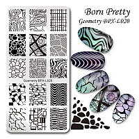 Пластина для стемпинга Born Pretty Geometry BPX-L020 (38743)