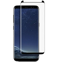 Противоударное защитное стекло с полным клеем Full Glue Cover 0.3m черное для Samsung G965 Galaxy S9 Plus