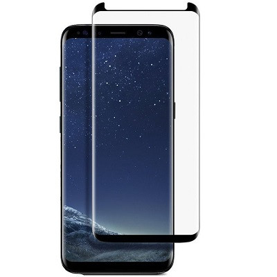 Противоударное защитное стекло с полным клеем Full Glue Cover 0.3m черное для Samsung G965 Galaxy S9 Plus - фото 1 - id-p98161228