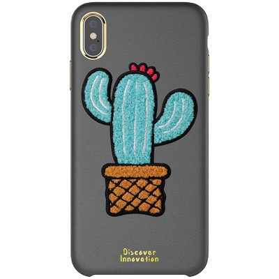 Чехол NILLKIN Plush Case Серый для Apple iPhone XS Max - фото 1 - id-p98161251