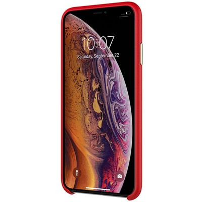Чехол NILLKIN Plush Case Красный для Apple iPhone XS Max - фото 2 - id-p98161252