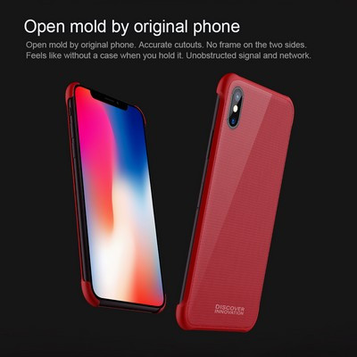 Чехол Nillkin Tempered Magnet Case Красный для Apple iPhone Xs - фото 3 - id-p98161256