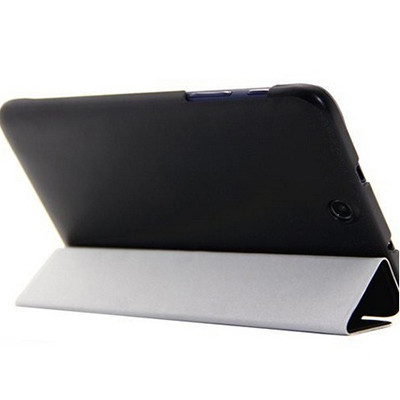 Полиуретановый чехол Book Cover Case черный для Lenovo A5000 - фото 2 - id-p98161265