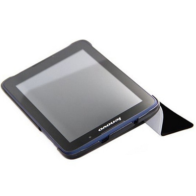 Полиуретановый чехол Book Cover Case черный для Lenovo A5000 - фото 4 - id-p98161265