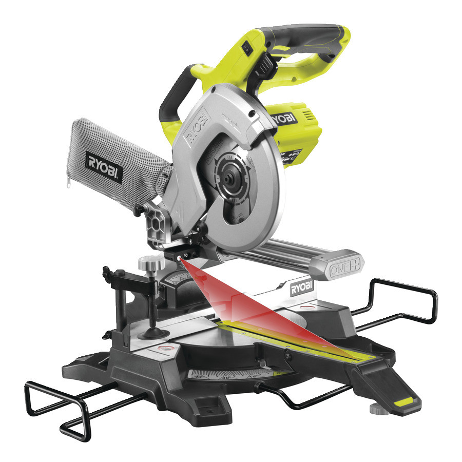 Торцовочная пила RYOBI R18MS216-0 (без батареи)