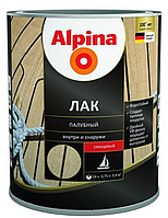 Лак палубный шелковисто-матовый Alpina 10 л./ 8,9 кг.