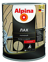 Лак палубный шелковисто-матовый Alpina 0.75 л./ 0,67 кг.