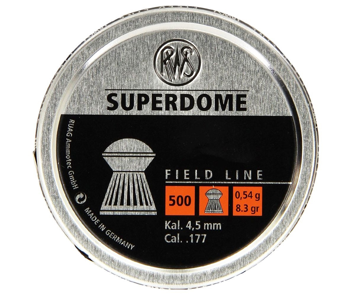 Пули пневматические RWS "SUPERDOME" 4.5 мм 0,54 грамма (500 шт).