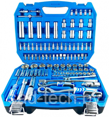 Набор инструментов HOEGERT HT1R432 112 шт., 1/4, 1/2, фото 2