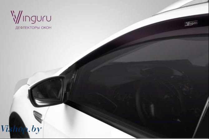 Дефлекторы боковых окон Hyundai Solaris-хэтчбэк 2011-2017