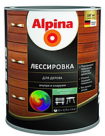 Лессировка для дерева Alpina белая 10л./ 8 кг.